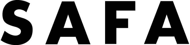 Suomen Arkkitehtiliitto SAFA, logo.